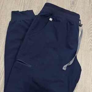 Figs Women's Navy Zamora™ - Petite Jogger Scrub Pants/ M navy